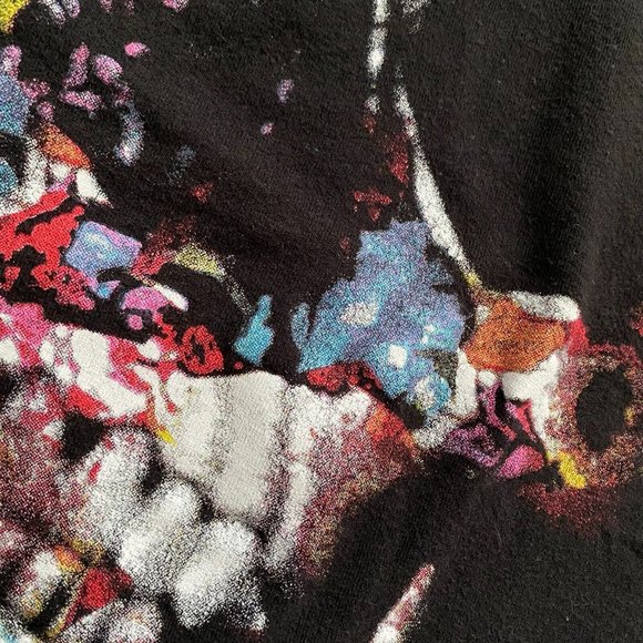 Crown The Empire S Floral Skull Graphic Band Tee T-Shirt Short Sleeve Metalcore - Picture 4 of 10